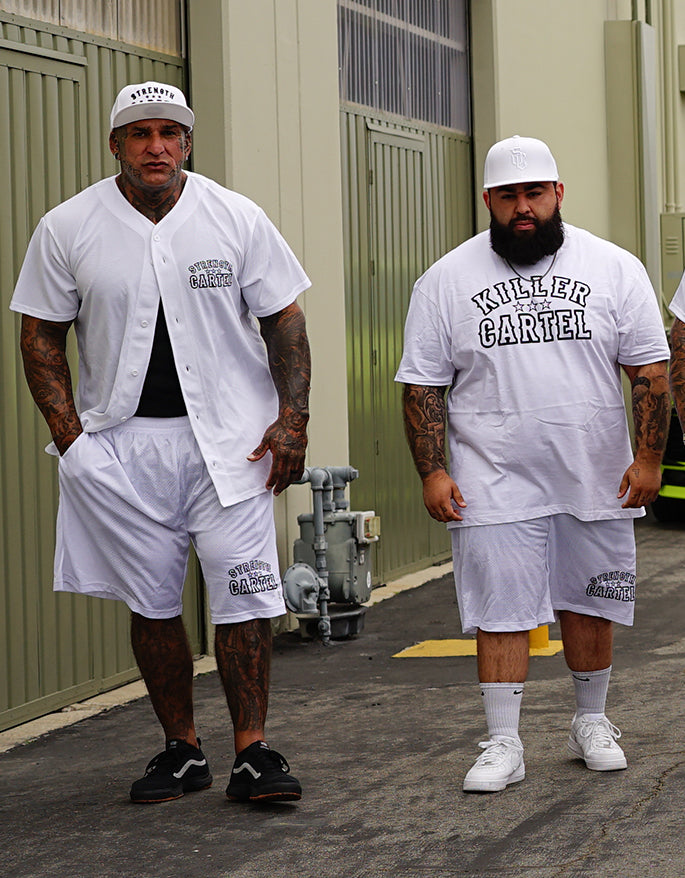 STRENGTH CARTEL STAR MESH SHORTS