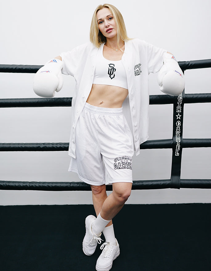 STRENGTH CARTEL x CHAMPION SC SPORTS BRA W