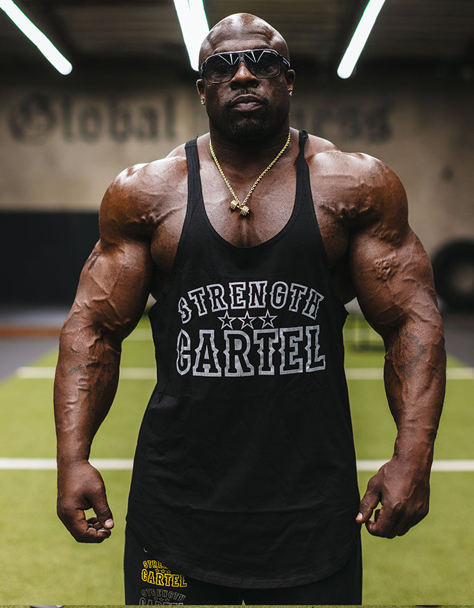 STRENGTH CARTEL OG STRINGER BLACK TANK