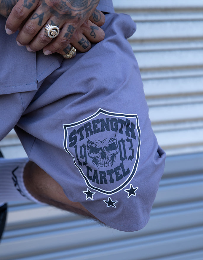 STRENGTH CARTEL GREY PEN SHORT