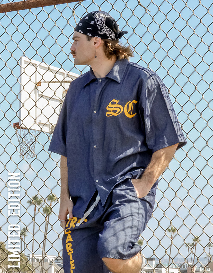 STRENGTH CARTEL DENIM PEN SHIRT