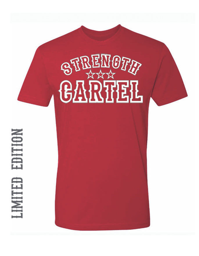 STRENGTH CARTEL OG STARS TEE RED