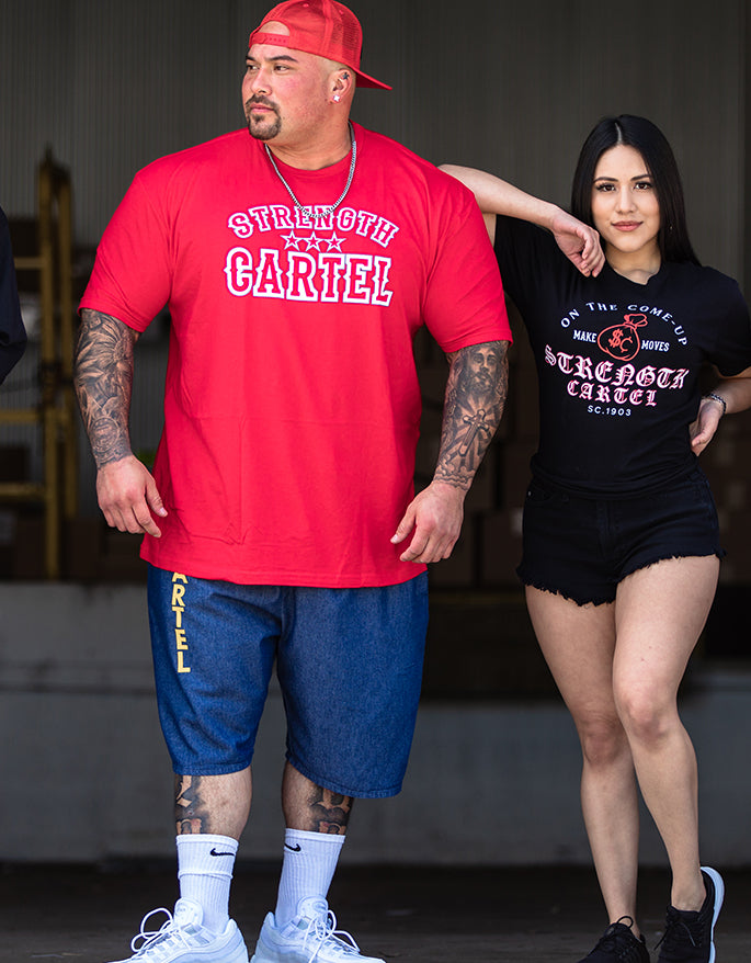 STRENGTH CARTEL OG STARS TEE RED