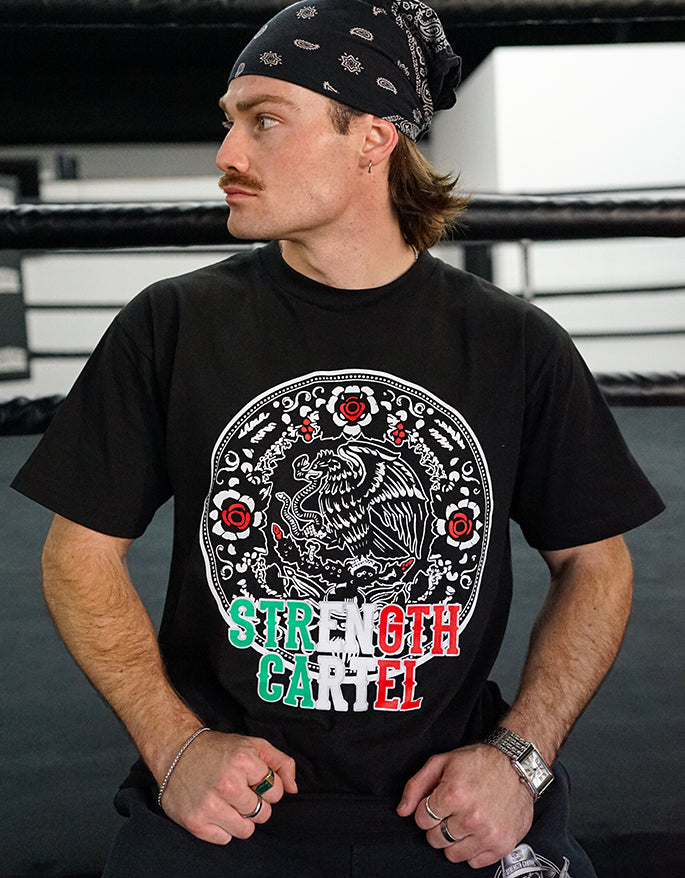 STRENGTH CARTEL MEXICAN SHIELD TEE