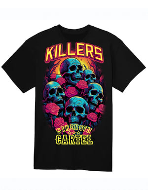 STRENGTH CARTEL SC KILLERS SKULLS & ROSES TEE