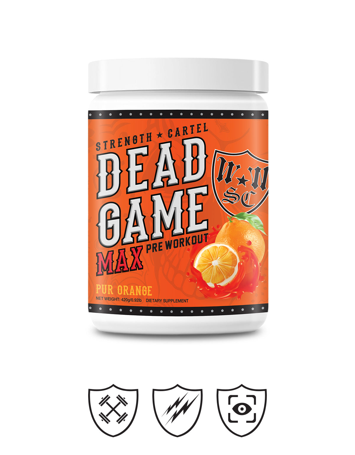 Strength Cartel x Wes Watson Dead Game Pur Orange