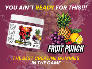 Killer Creatine Gummies Fruit Punch