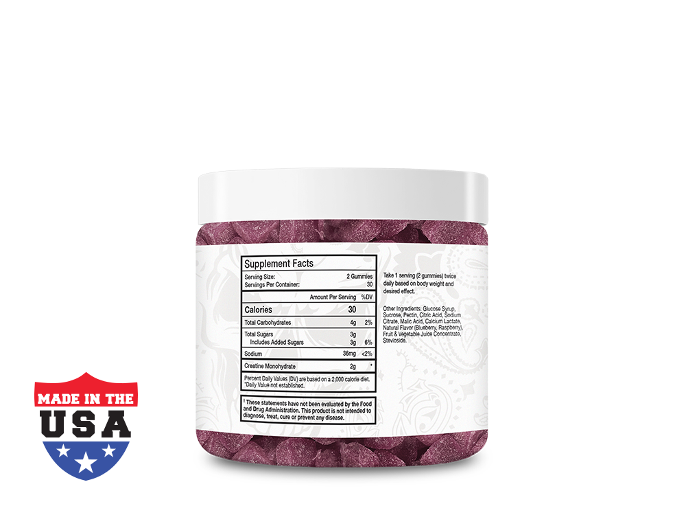 Killer Creatine Gummies Fruit Punch