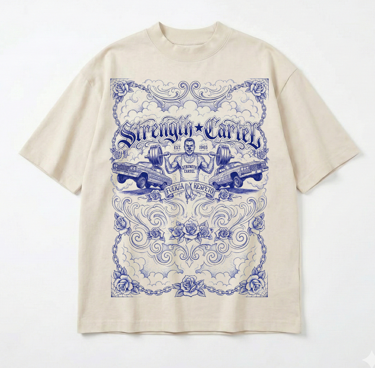 SC BLUE INK ART TEE