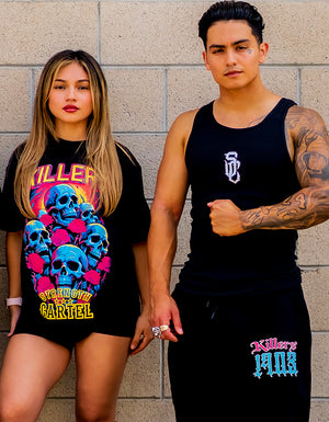 STRENGTH CARTEL SC KILLERS SKULLS & ROSES TEE W