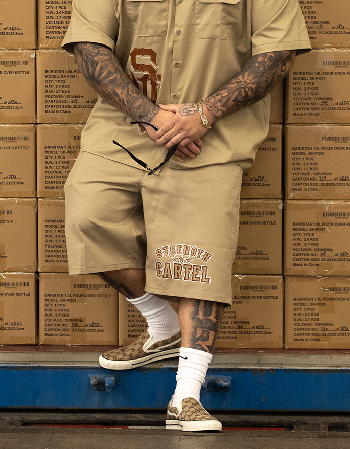 STRENGTH CARTEL x DICKIES WORK SHORT