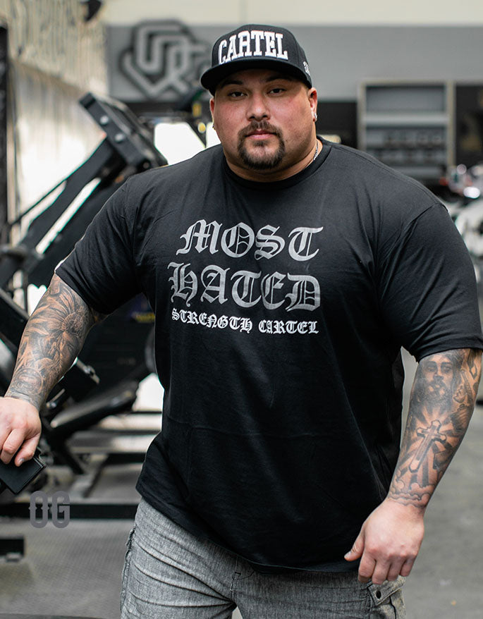 STRENGTH CARTEL OG MOST HATED TEE Strength Cartel