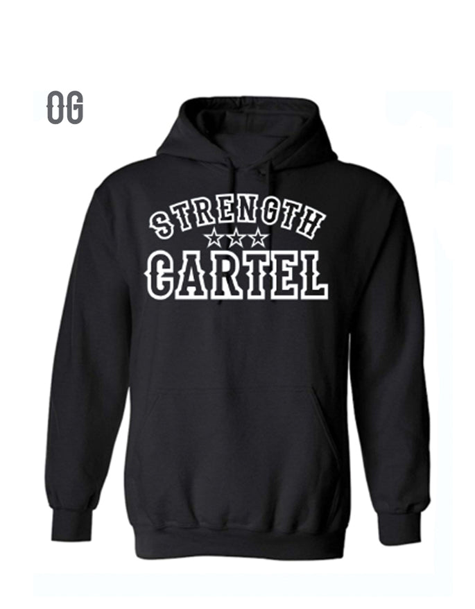 STRENGTH CARTEL STARS PINSTRIPE PULLOVER HOODIE